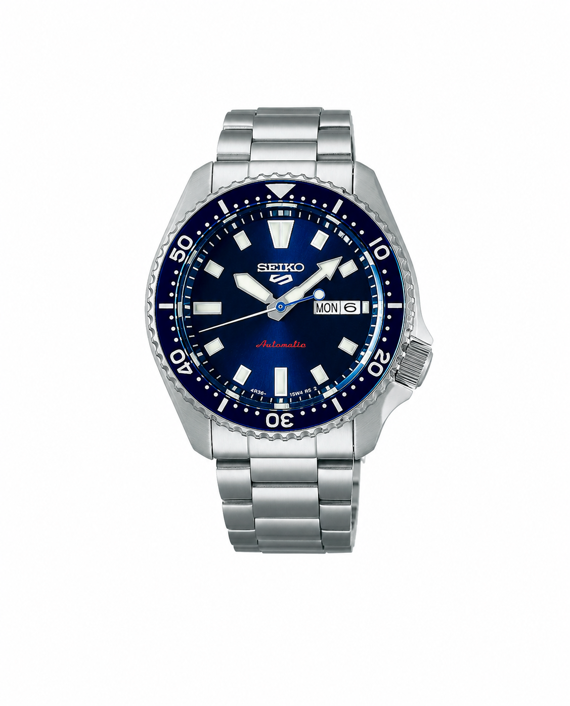 Reloj Seiko 5 Sports SRPL83K1 Esfera azul automático